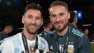 Lionel Messi y Alexis Mac Allister