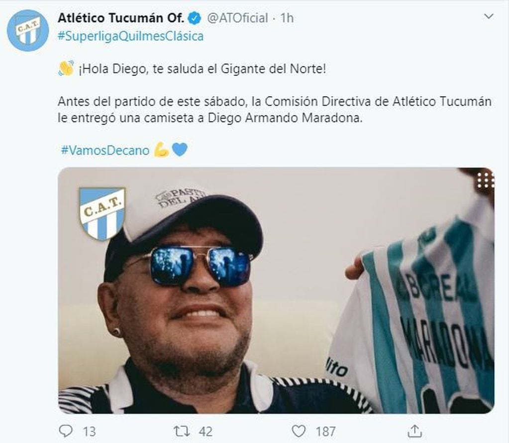 Prensa Oficial Atlético Tucumán.
