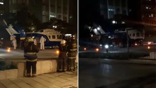 Traslado en helicóptero