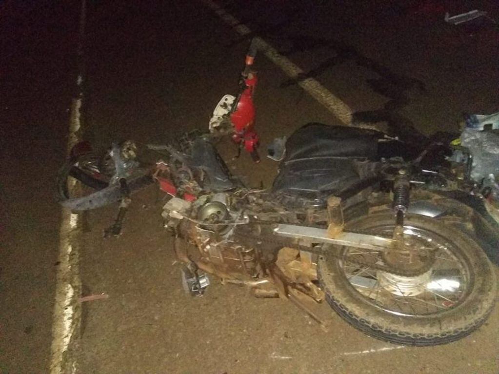 Un motociclista perdió la vida esta madrugada a la altura de San José.
