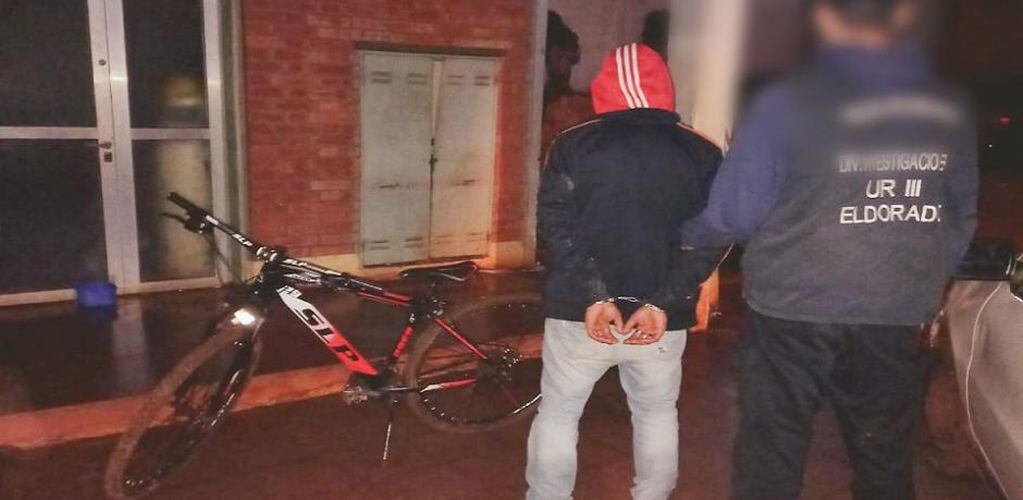 Comercializó una bicicleta robada y fue detenido.
