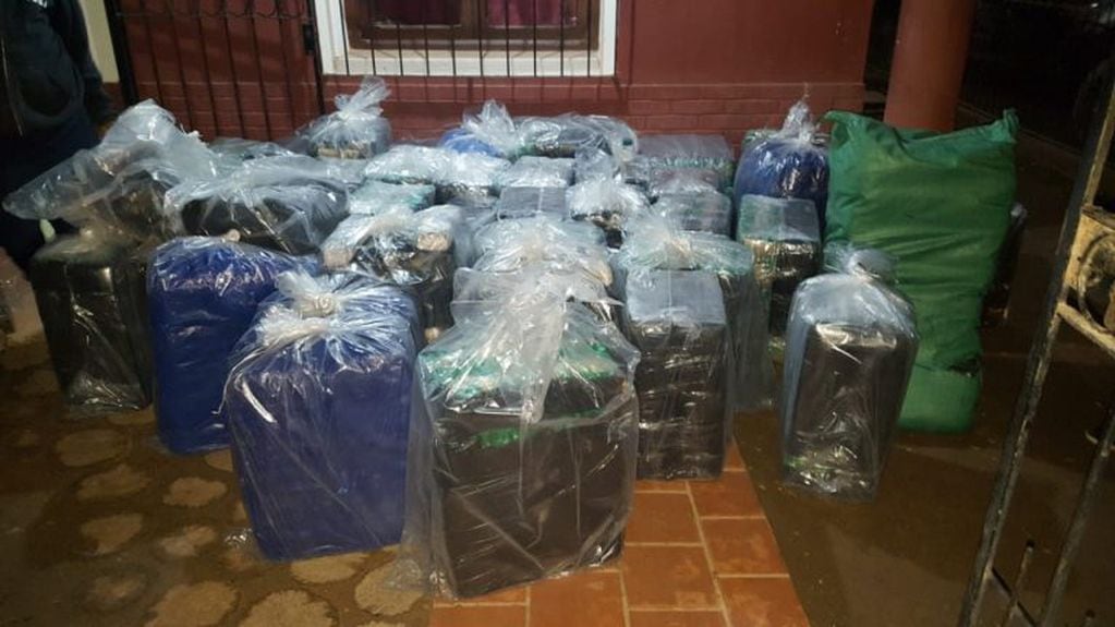 Secuestraron hojas de coca valuadas en 2 millones de pesos en Salta. (Policía de Salta)
