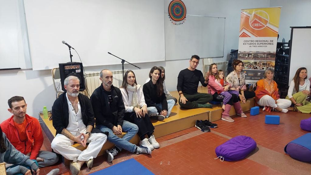 el 7mo Congreso de Yoga y Meditación en Tres Arroyos
