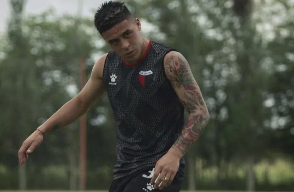 Brian Fernández volvió a entrenar con Colón (Instagram)