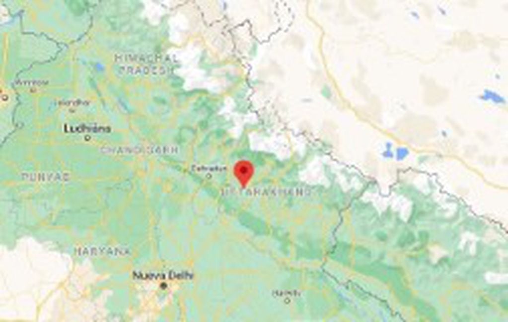 Estado de Uttarajand, donde los servicios de Emergencia y Rescate de India lanzaron una operación masiva de salvamento. (DPA)