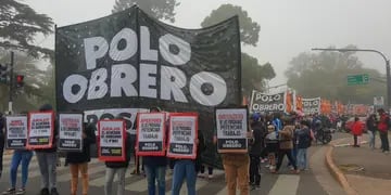 Marcha del Polo Obrero en Rosario