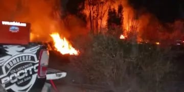 Incendio de una finca en San Juan: murieron 3 caballos