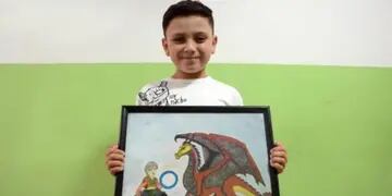 Nacho, el pequeño de Neuquén que sufre diabetes y creó el avatar de la enfermedad.