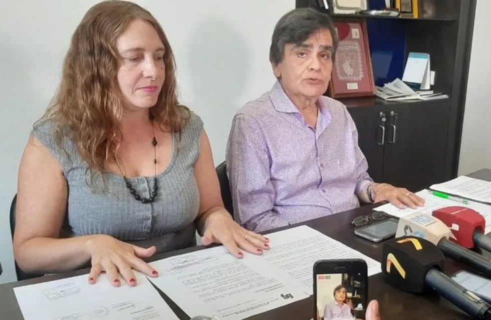 Verónica Llapur y Julio Obelar, directivos  del Colegio Médico de Jujuy