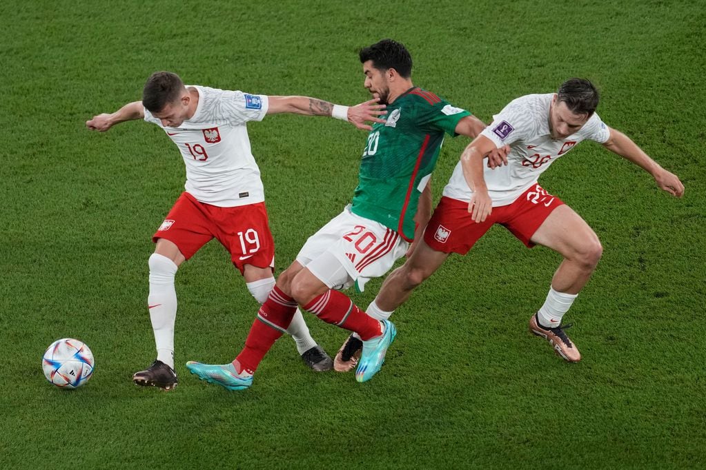 México vs Polonia en el Mundial de Qatar 2022 (AP)