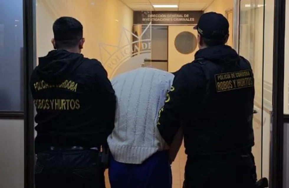 Un detenido por el crimen en el barrio El Pueblito. (Policía de Córdoba).