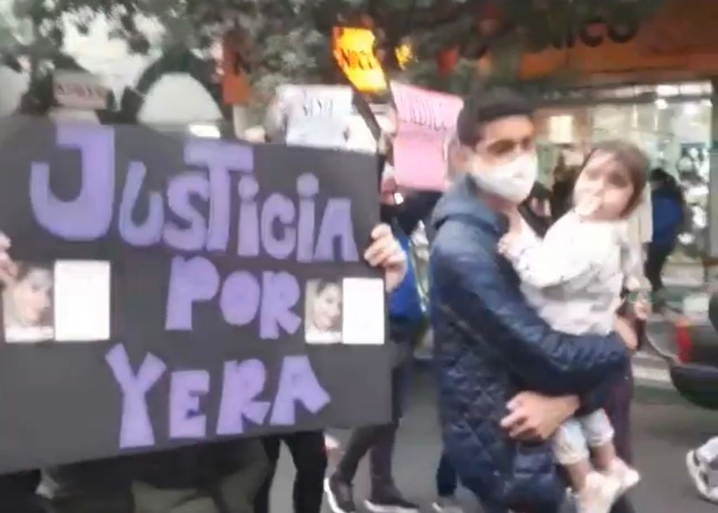 Sus familiares y amigos marcharon para pedir justicia por la muerte de la joven maipucina.