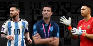 Messi, Scaloni y Martínez finalistas en "The Best"