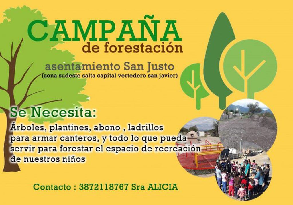 Campaña de Forestación, Salta.