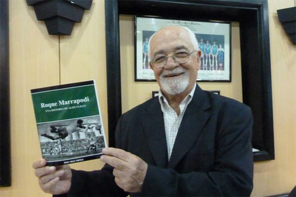 "Una historia de alto vuelo", el libro sobre Marrapodi que agotó su primera edición.