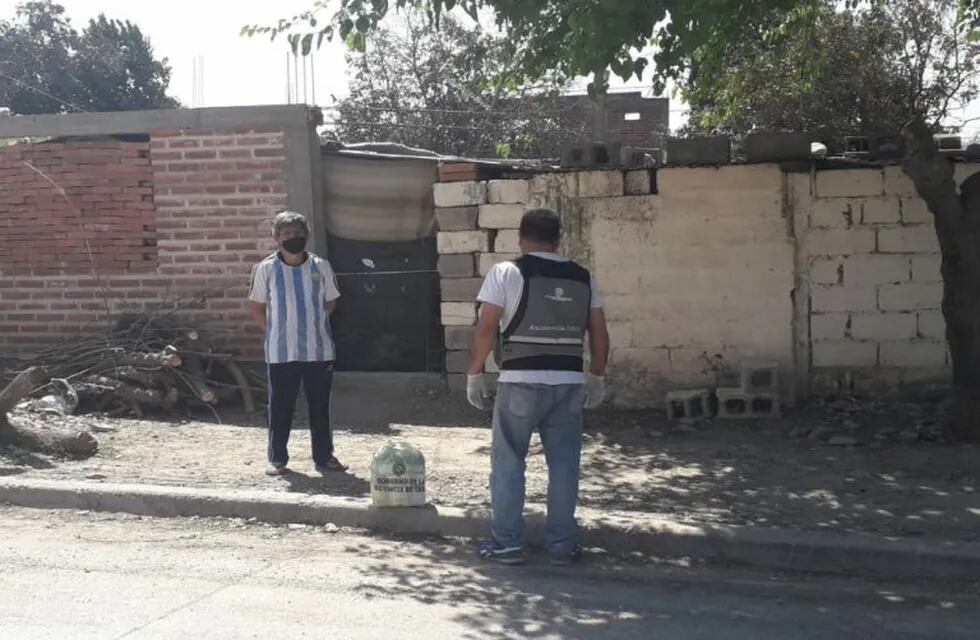 Asistencia a personas en cuarentena en Salta (Prensa Gobierno)