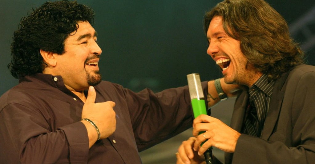 Tinelli y Maradona tenían una amistad de años.