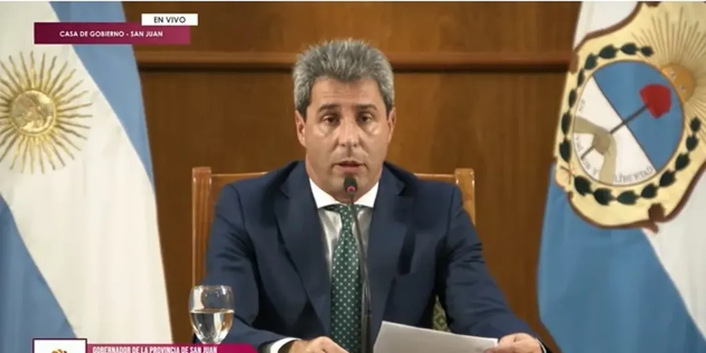 Sergio Uñac habló tras la suspensión de las elecciones: “La Corte está confundiendo mansedad con estupidez”.