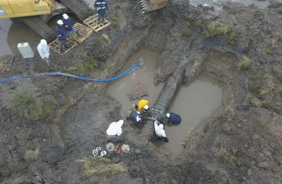 ABSA finalizó las tareas de reparación del acueducto en Punta Alta