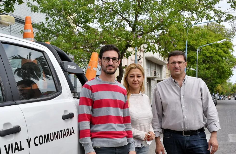 Matías Martínez Sella, Carla Boidi y Lisandro Mársico reclaman controles viales