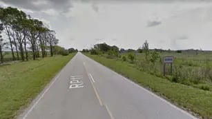 El siniestro ocurrió sobre ruta 11, en cercanías a Ucacha (Google Street View).