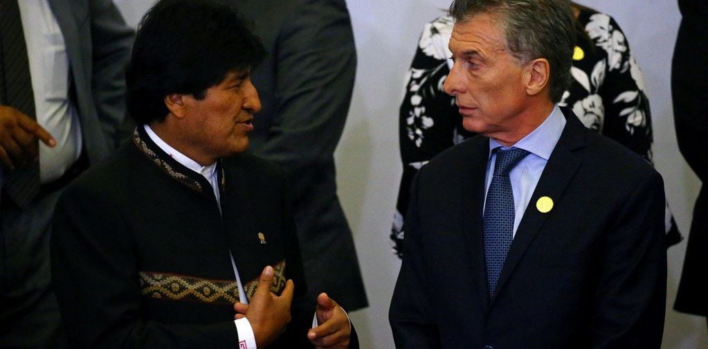 Evo Morales y Mauricio Macri (Archivo)