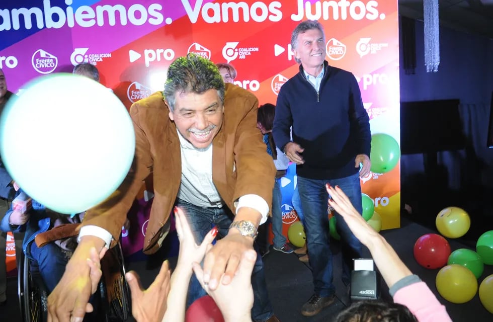 Eduardo "el Gato" Romero se insertó en la política, impulsado por el entonces presidente Mauricio Macri (La Voz/Archivo).