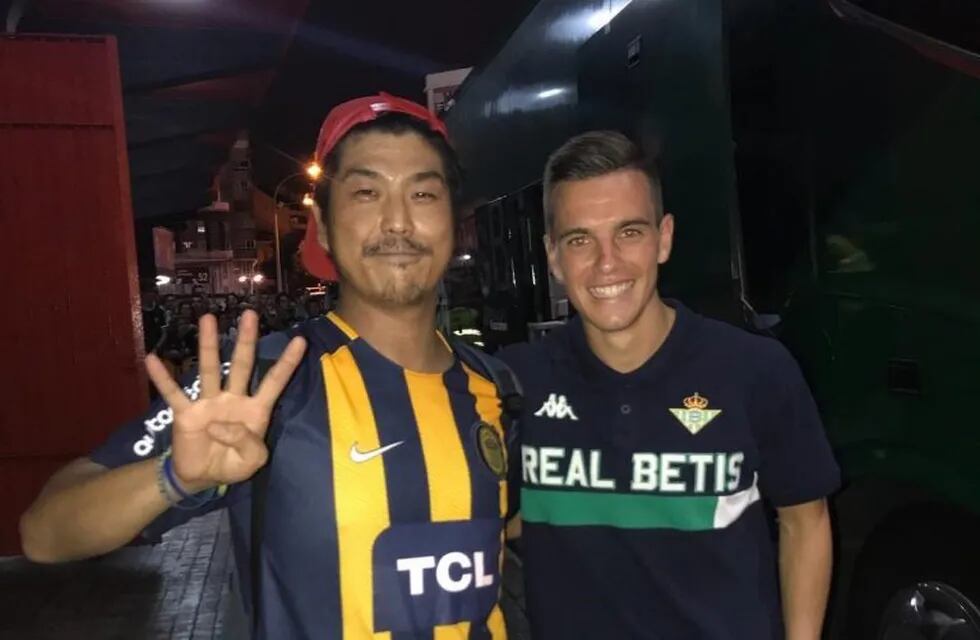 Keijiro Aso visitó al ex futbolista de la Academia hace pocos días. (@keijiro_rc)