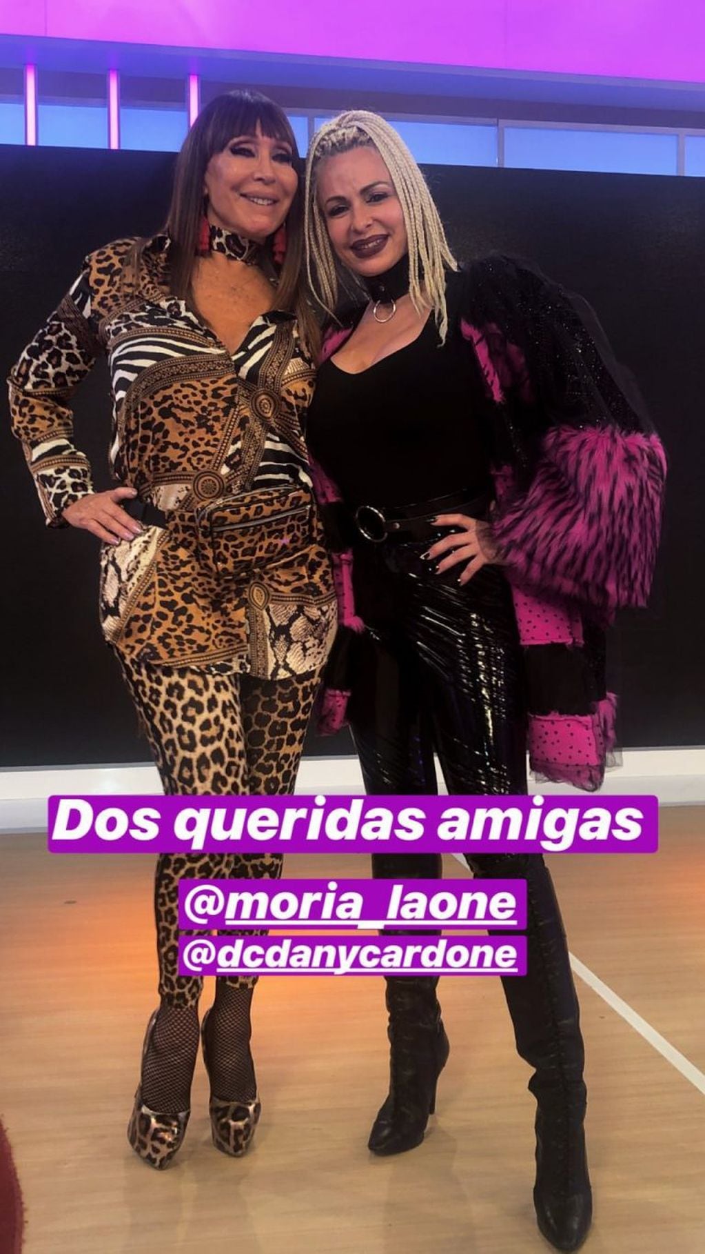 Daniela Cardone y Moria Casán (Foto: Instagram)