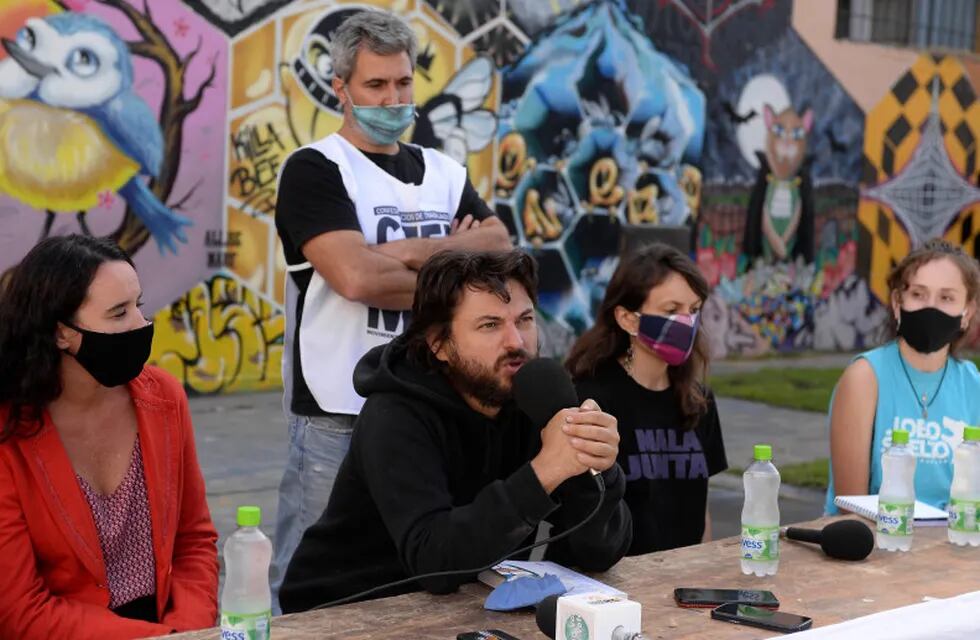 Juan Grabois sostuvo que “lo que hace Alberto Fernández es contener una olla a presión” . Foto: Diario Río Negro.