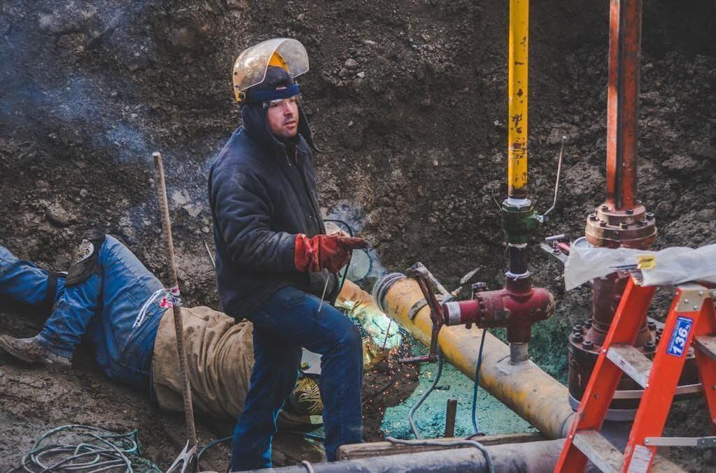 Avanzan los trabajos previos a la construcción del nuevo puente en Ushuaia