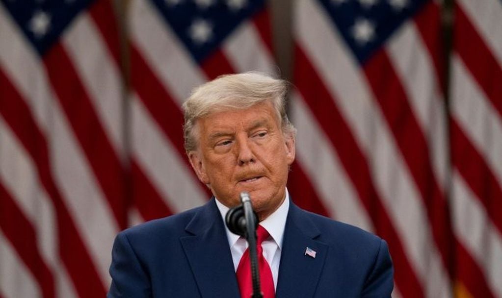 El presidente Donald Trump se retirará a primera hora de la Casa Blanca (AP)