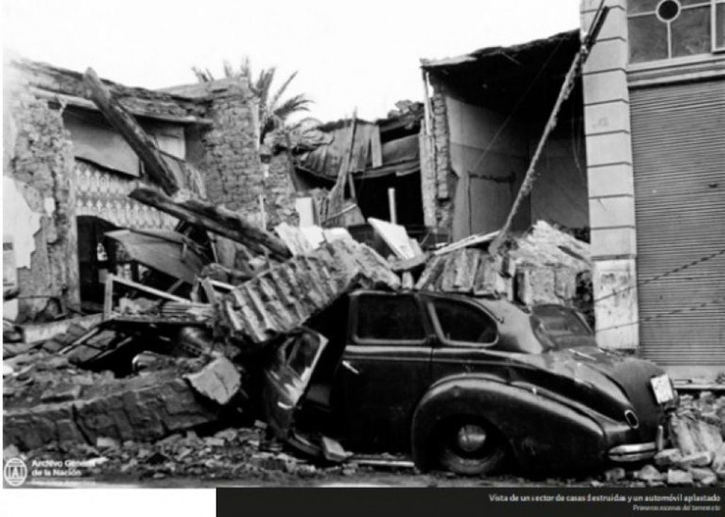 El terremoto de 1944 tuvo como epicentro la localidad de La Laja y tuvo una intensidad de 7,4 grados.