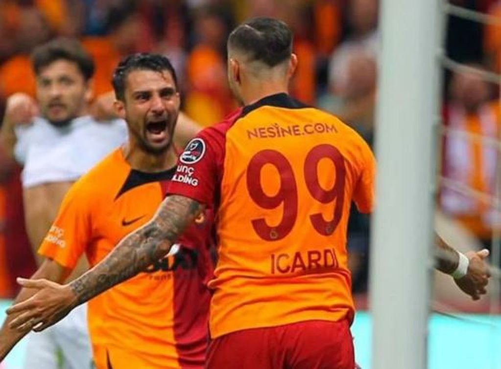 Mauro Icardi hizo su debut en el triunfo de Galatasaray que alcanzó la punta en liga turca