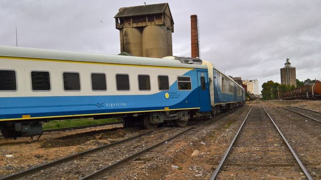 Tren descarrilado en Rosario