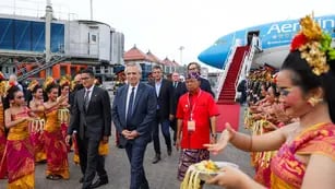 Alberto Fernández llegó a Bali para el G20