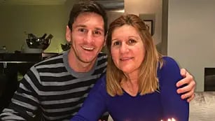 Messi y su mamá