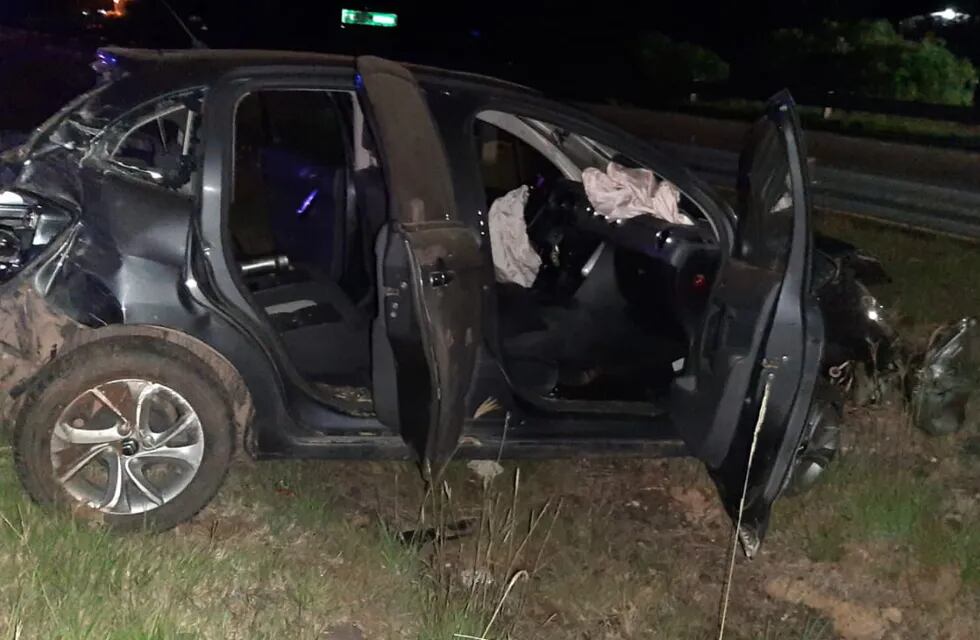 Un gendarme perdió la vida tras despistar con su vehículo