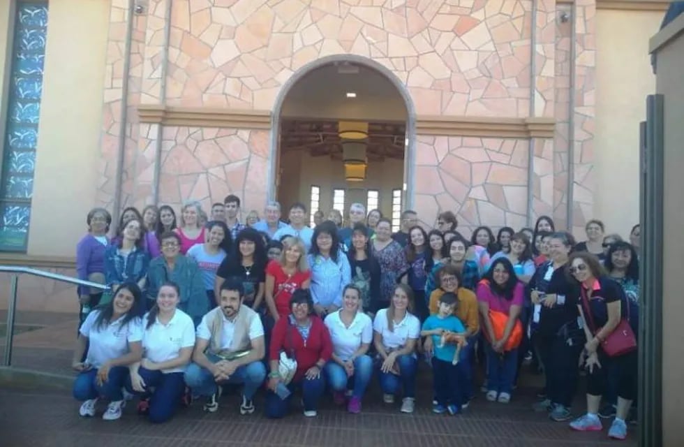 El recorrido de las 7 iglesias de regreso a la Plaza 9 de Julio de Posadas. (MisionesOnline)