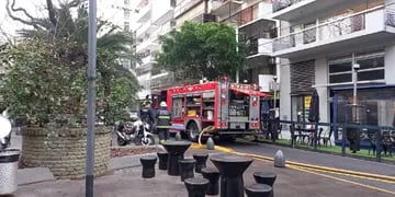 Incendio de un edificio en Palermo