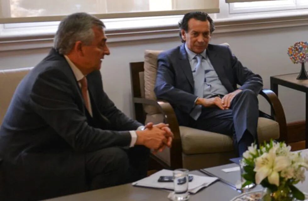 El gobernador Morales junto al ministro Dante Sica