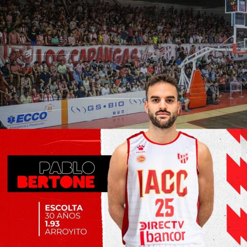 Pablo Bertone vuelve a Instituto