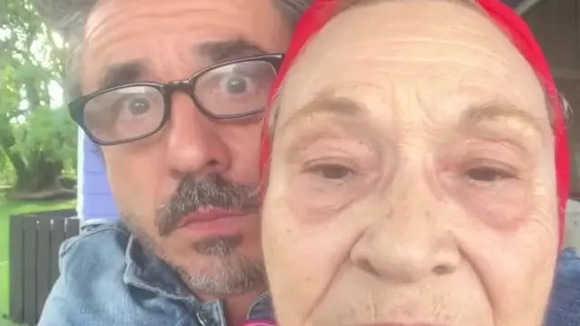 Pablo Granados y su mamá