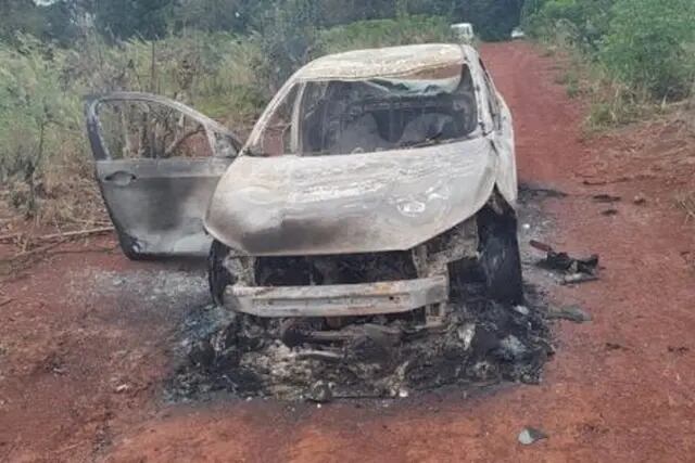 Violento asalto a un remisero en Puerto Esperanza: encontraron el vehículo incendiado