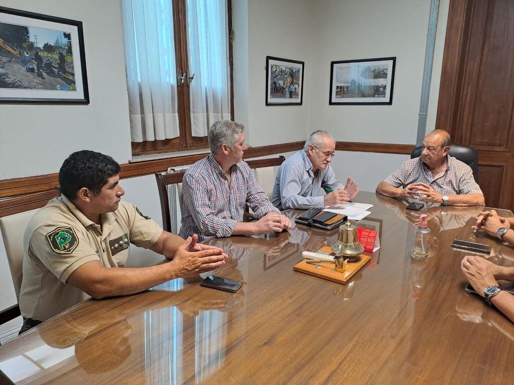 Sánchez se reunió con autoridades del CPR de Tres Arroyos