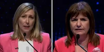 El detalle clave del traje sastrero de Patricia Bullrich y Myriam Bregman en el debate presidencial
