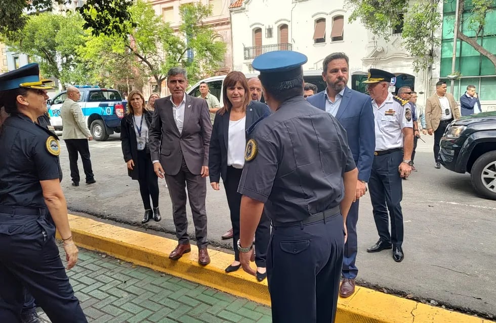 Patricia Bullrich ya está en Córdoba. (Foto Twitter @NacionalCórdoba)
