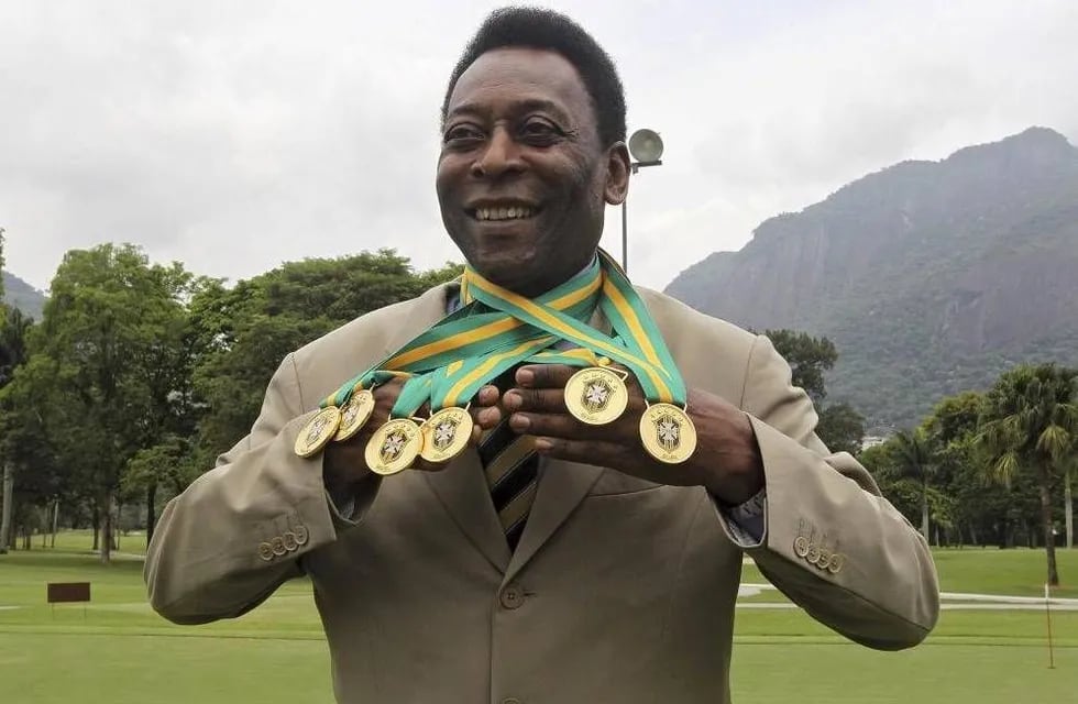 Pelé y sus récords con la selección de Brasil. Foto: Archivo.