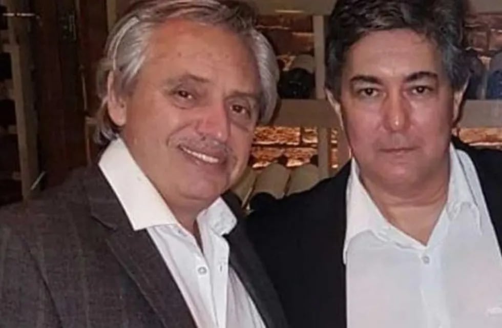 Alberto Fernández y Sergio Lanziani