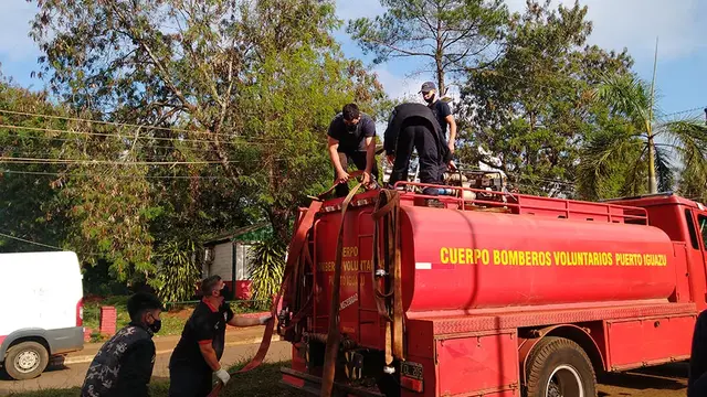 Crisis hídrica en Iguazú: distribuyeron casi 500 mil litros de agua a vecinos